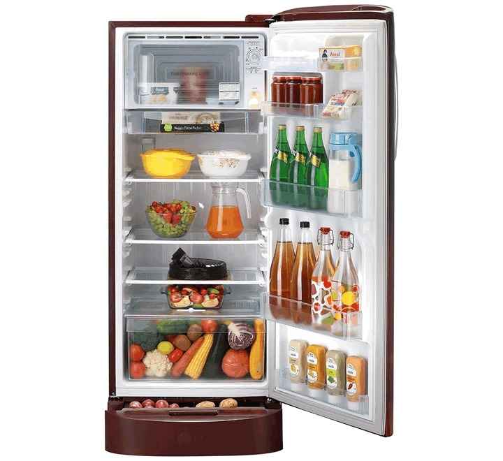 LG 235 L Direct Cool Single Door 4 Star Refrigerator with Base Drawer (GLD241ASCY)
